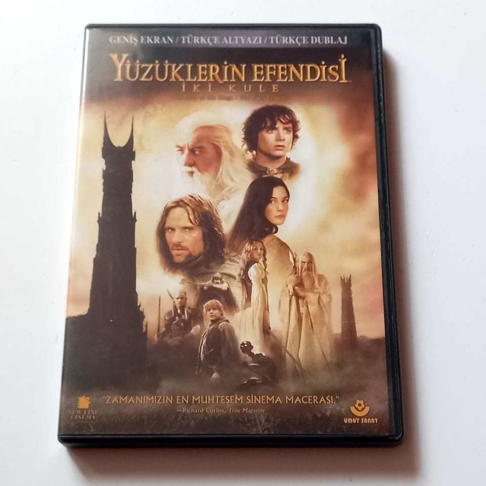 YÜZÜKLERİN EFENDİSİ: İKİ KULE - THE LORD OF THE RINGS: THE TWO TOWERS - ELIJAH WOOD, IAN MCKELLEN, YÖN.: PETER JACKSON - 2xDVD 2.EL