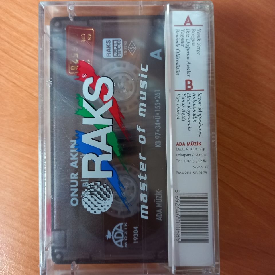 ONUR AKIN - AŞK BİZE KÜSTÜ (1997) - KASET SIFIR