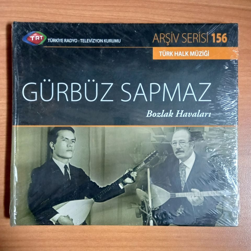 GÜRBÜZ SAPMAZ - BOZLAK HAVALARI / TÜRK HALK MÜZİĞİ /TRT ARŞİV SERİSİ 156 - CD SIFIR