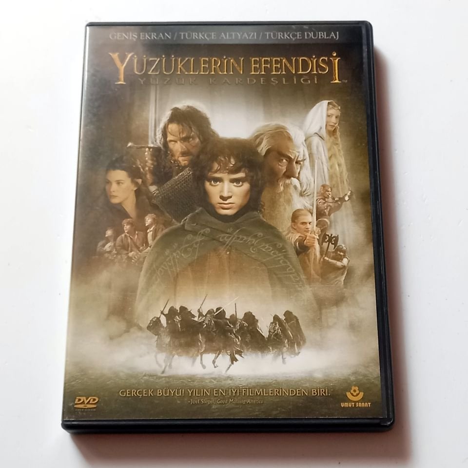 YÜZÜKLERİN EFENDİSİ: YÜZÜK KARDEŞLİĞİ - THE LORD OF THE RINGS: THE FELLOWSHIP OF THE RING - ELIJAH WOOD, IAN MCKELLEN, YÖN.: PETER JACKSON - 2xDVD 2.EL