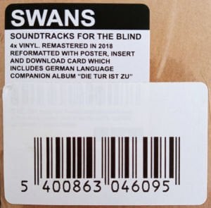 SWANS - SOUNDTRACKS FOR THE BLIND (1996) - 4LP 2022 EDITION SIFIR PLAK