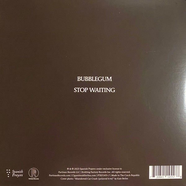 CIGARETTES AFTER SEX – BUBBLEGUM (2023) - 7'' 33RPM SINGLE SIFIR PLAK