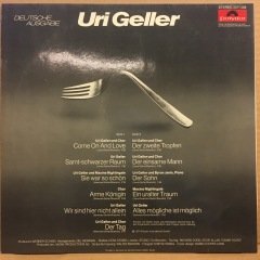 URI GELLER (KAŞIĞI BÜKEN ADAM!) 1974 İMZALI 2.EL PLAK