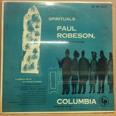PAUL ROBESON - SPIRITUALS (1949) REISSUE ESKİ BASKI SIFIR PLAK