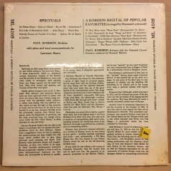 PAUL ROBESON - SPIRITUALS (1949) REISSUE ESKİ BASKI SIFIR PLAK