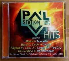 PAL STATION 106 - HITS VOL 1 - CD PITBULL FLO RIDA J BALVIN 2.EL