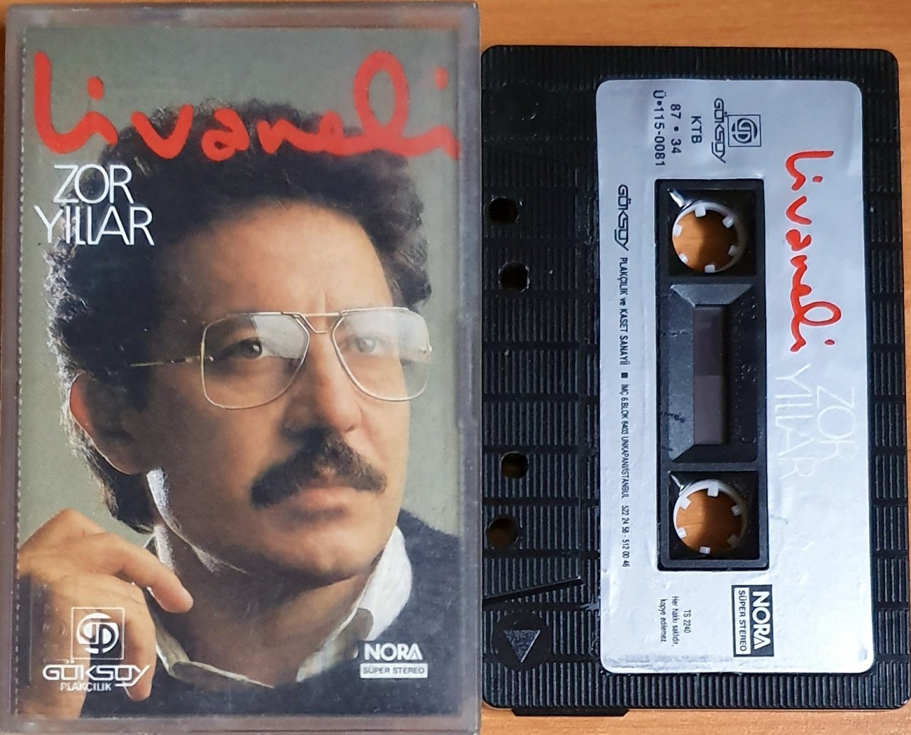ZÜLFÜ LİVANELİ - ZOR YILLAR (1987) - KASET GÖKSOY 2.EL