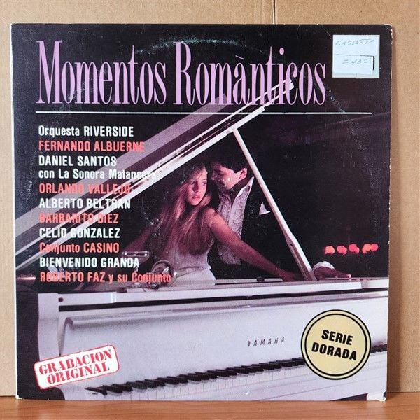 MOMENTOS ROMANTICOS / ORQ. RIVERSIDE, FERNANDO ALBUERNE, ORLANDO VALLEJO, ALBERTO BELTRAN, CELIO GONZALES - LP 2.EL PLAK