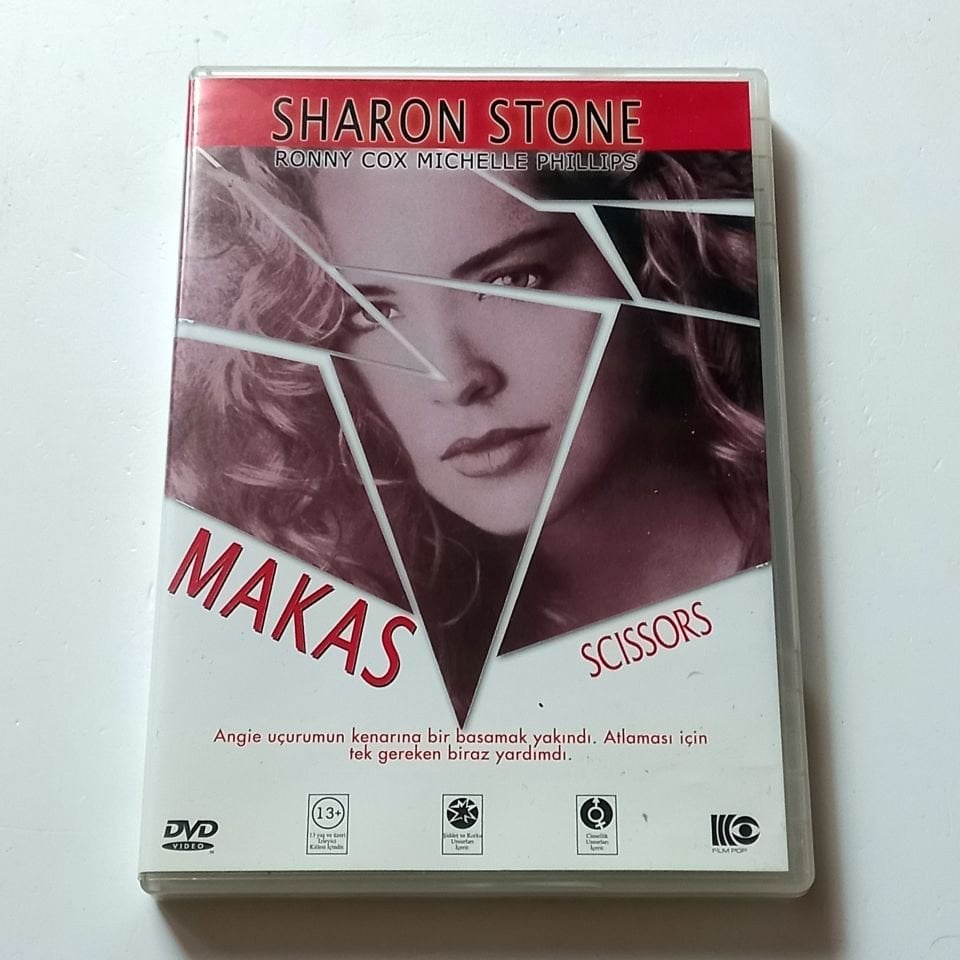 MAKAS - SCISSORS - SHARON STONE, STEVE RAILSBACK, YÖN.: FRANK DE FELITTA - DVD 2.EL