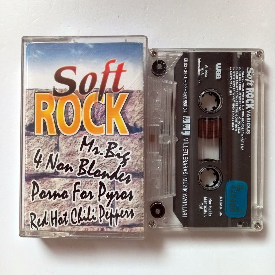SOFT ROCK / MR.BIG, 4 NON BLONDES, RED HOT CHILI PEPPERS, PORNO FOR PYROS (1993) - KASET 2.EL