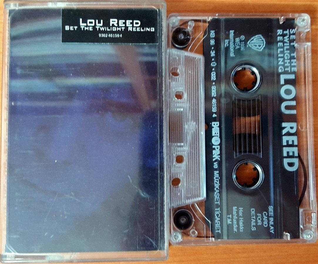 LOU REED - SET THE TWILIGHT REELING (1996) BALET CASSETTE MADE IN TURKEY ''USED''