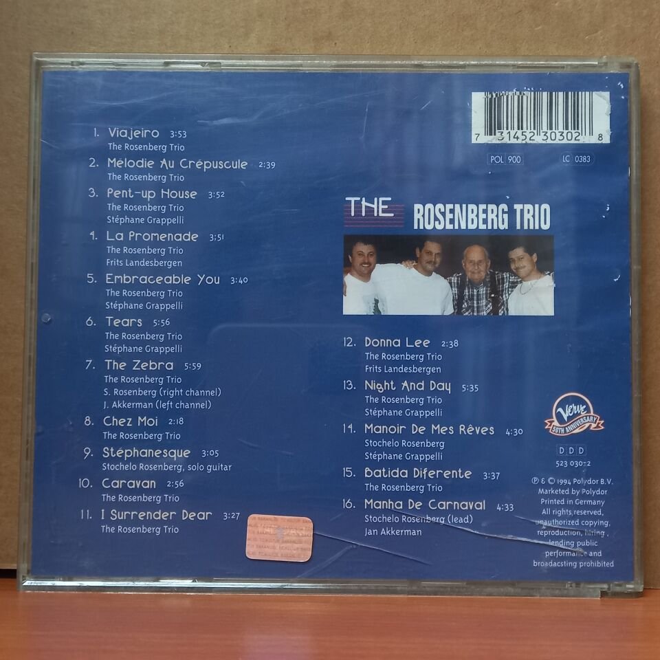 THE ROSENBERG TRIO - CARAVAN (1994) - CD 2.EL