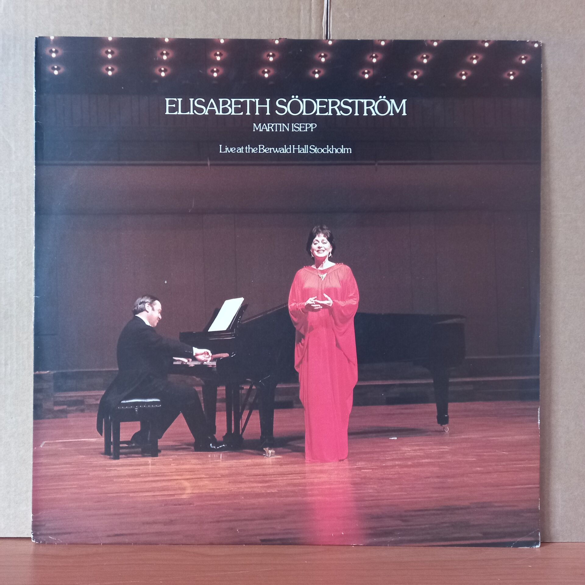ELISABETH SÖDERSTRÖM, MARTIN ISEPP – LIVE AT THE BERWALD HALL STOCKHOLM (1979) - LP 2.EL PLAK