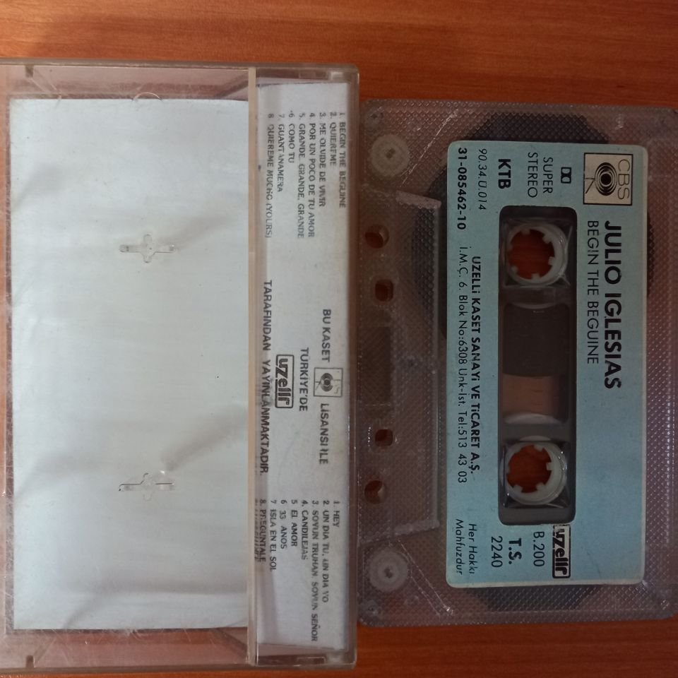 JULIO IGLESIAS - BEGIN THE BEGUINE (1990) - KASET 2.EL