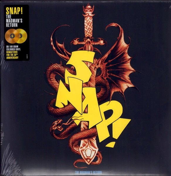 SNAP! – THE MADMAN'S RETURN (1992) - 2LP 2022 REMASTERED REISSUE 30TH ANNIVERSARY 180GR COLOURED VINYL  RENKLİ SIFIR PLAK