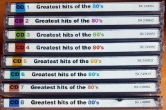 GREATEST HITS OF THE 80'S / SAMANTHA FOX, CULTURE CLUB, TALK TALK, BILLY IDOL, BLONDIE, ULTRAVOX, (1999) DISKY 8CD 2.EL