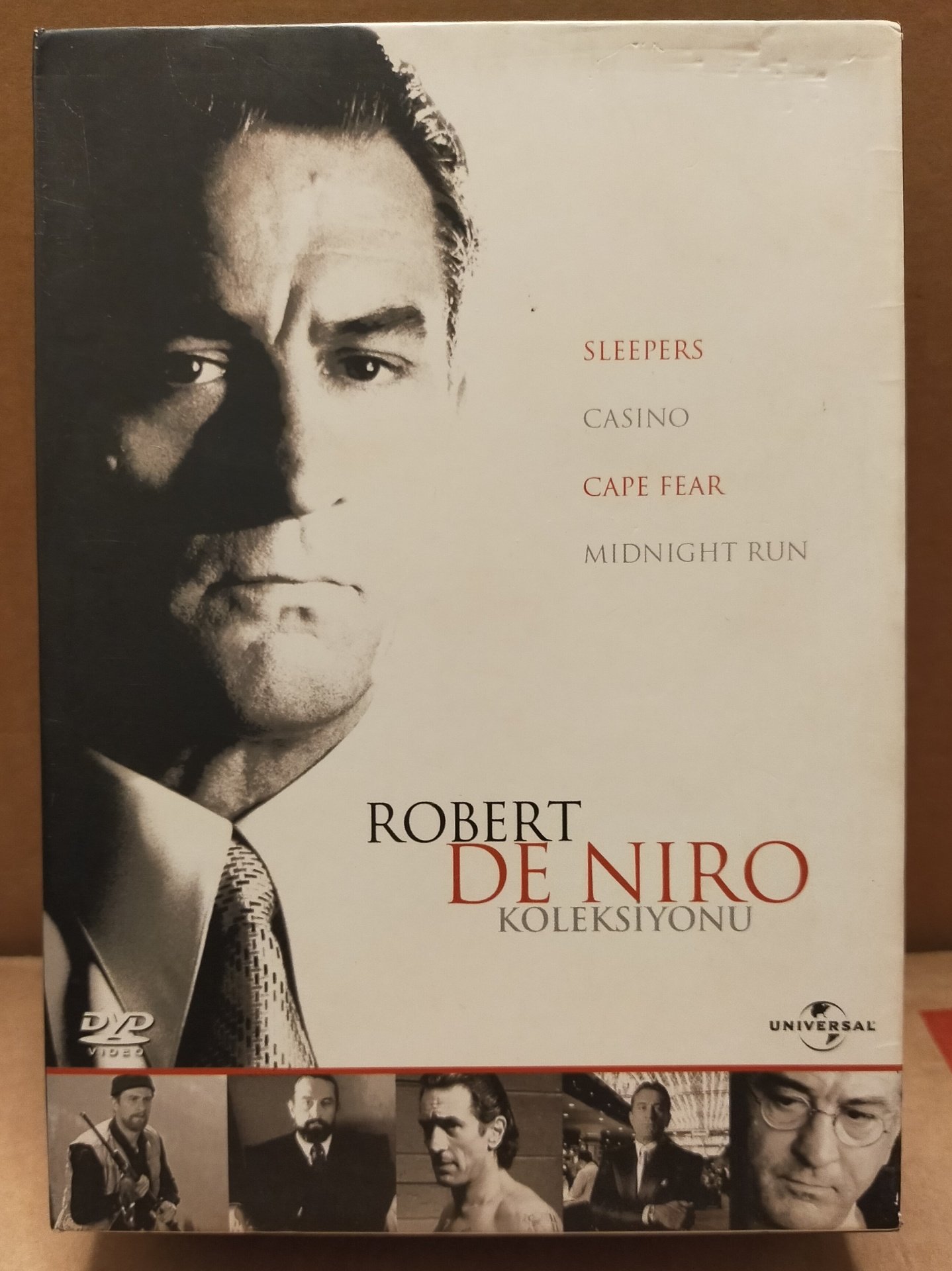 ROBERT DE NIRO KOLEKSİYONU - SLEEPERS - CAPE FEAR - CASINO - MIDNIGHT RUN - 4 DVD BOX SET 2.EL
