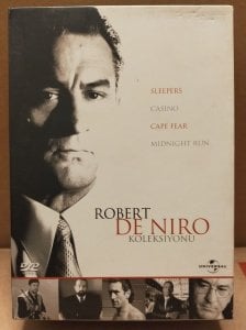 ROBERT DE NIRO KOLEKSİYONU - SLEEPERS - CAPE FEAR - CASINO - MIDNIGHT RUN - 4 DVD BOX SET 2.EL
