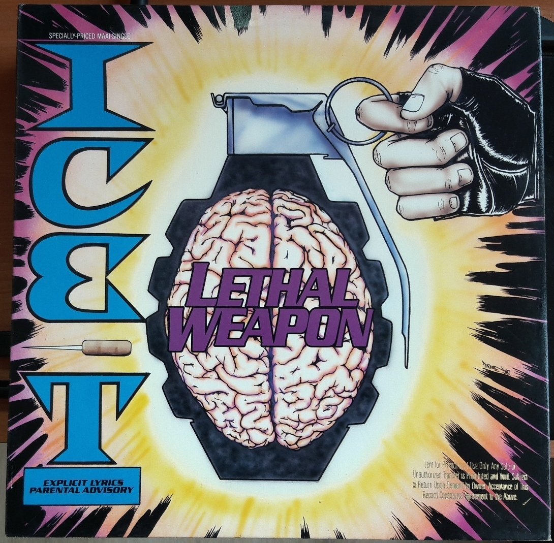 ICE T - LETHAL WEAPON (1989) - 12'' MAXI SINGLE PLAK 2.EL