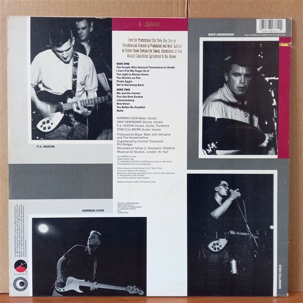 THE HOUSEMARTINS – THE PEOPLE WHO GRINNED THEMSELVES TO DEATH (1987) - LP 2.EL PLAK