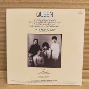 QUEEN - LAS PALABRAS DE AMOR / COOL CAT (2009) CARDSLEEVE CD SINGLE 2.EL