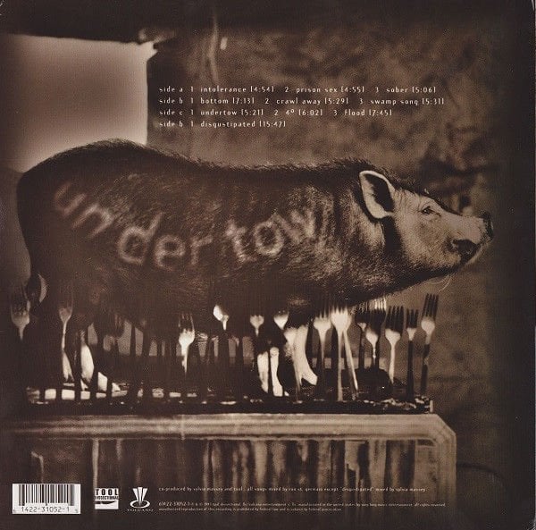 TOOL - UNDERTOW (1993) - LP 2006 EDITION SIFIR PLAK