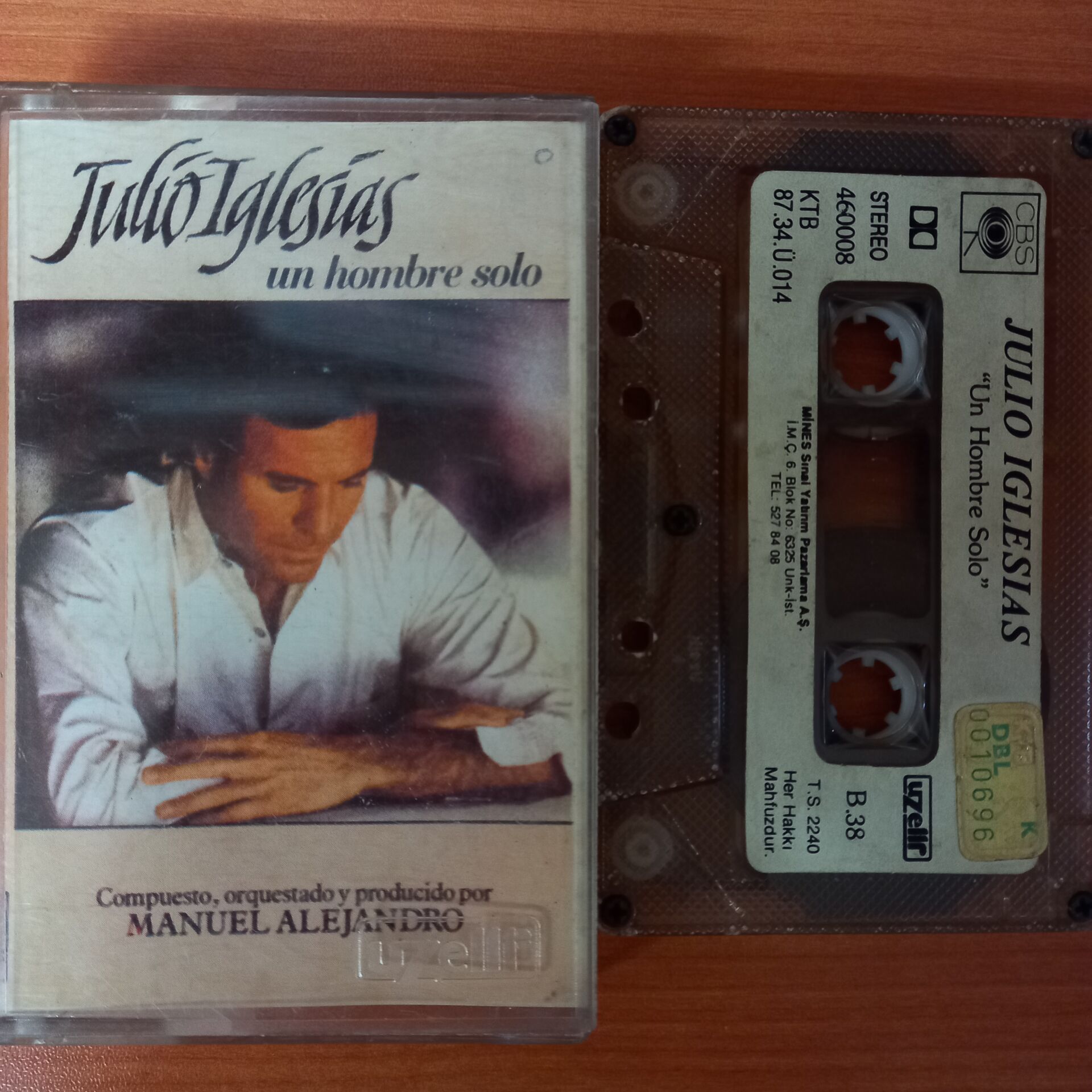 JULIO IGLESIAS - UN HOMBRE SOLO (1987) - KASET 2.EL