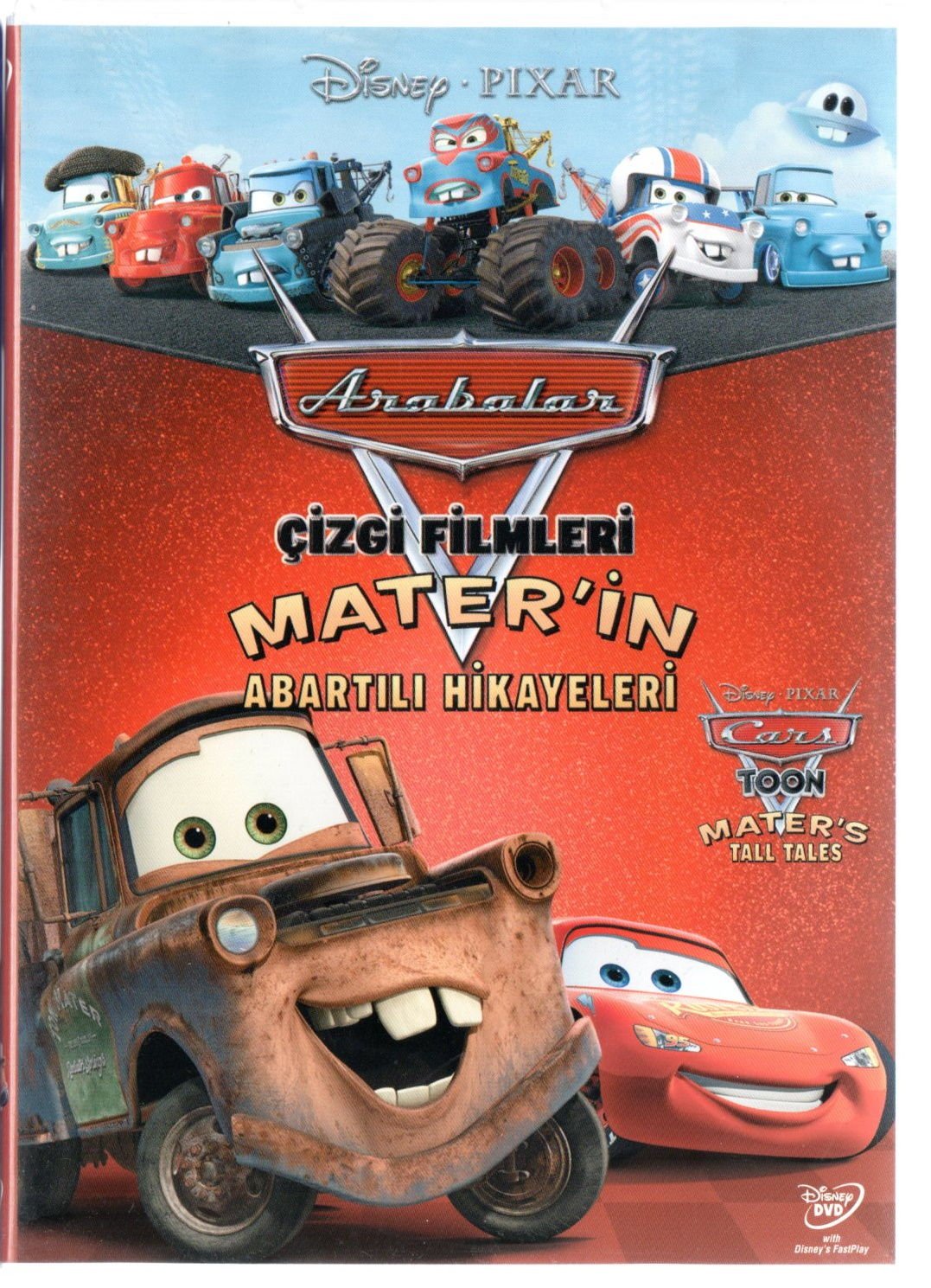 CARS TOON: MATER'S TALL TALES - ARABALAR ÇİZGİ FİLMLERİ - MATER'İN ABARTILI HİKAYELERİ - DVD 2.EL