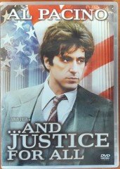 AND JUSTICE FOR ALL - HERKES İÇİN ADALET - AL PACINO - NORMAN JEWISON - DVD 2.EL