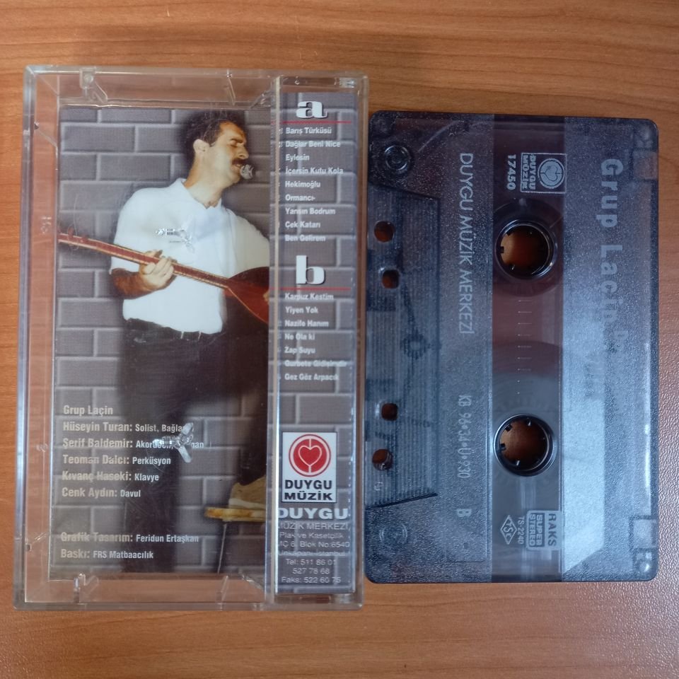 GRUP LAÇİN - DOĞAÇLAMA YÜREK (1996) - KASET 2.EL