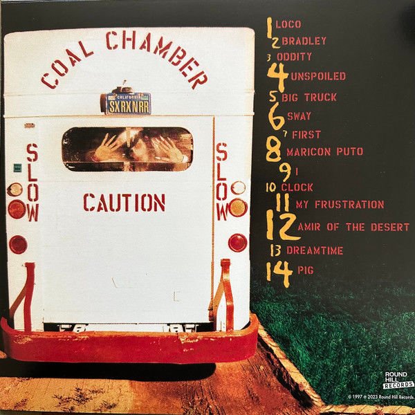 COAL CHAMBER - COAL CHAMBER (1997) - LP 2023 CLEAR ORANGE COLOURED EDITION SIFIR PLAK