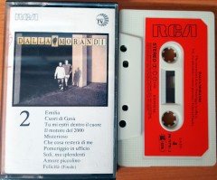 LUCIO DALLA / GIANNI MORANDI - 2 (1988) CASSETTE MADE IN ITALY ''USED''