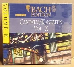 BACH - CANTATAS VOL X / BACH EDITION NO 19 (2000) - 5CD PIETER JAN LEUSINK SIFIR