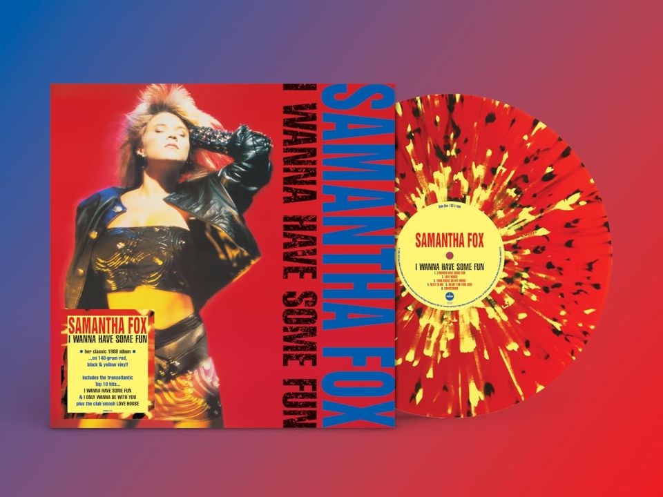 SAMANTHA FOX - I WANNA HAVE SOME FUN (1988) - 2025 LP BLACK & YELLOW COLORED RENKLİ SIFIR PLAK