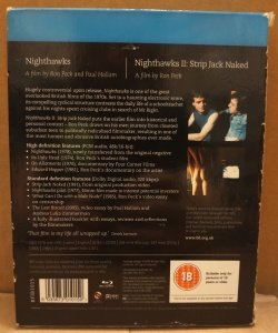 NIGHTHAWKS & STRIP JACK NAKED - RON PECK - BFI 2 DİSK + KİTAPÇIK DVD & BLU-RAY 2.EL - TR ALTYAZI YOKTUR