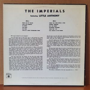 LITTLE ANTHONY & THE IMPERIALS - WE ARE THE IMPERIALS (1981) - LP 2.EL PLAK