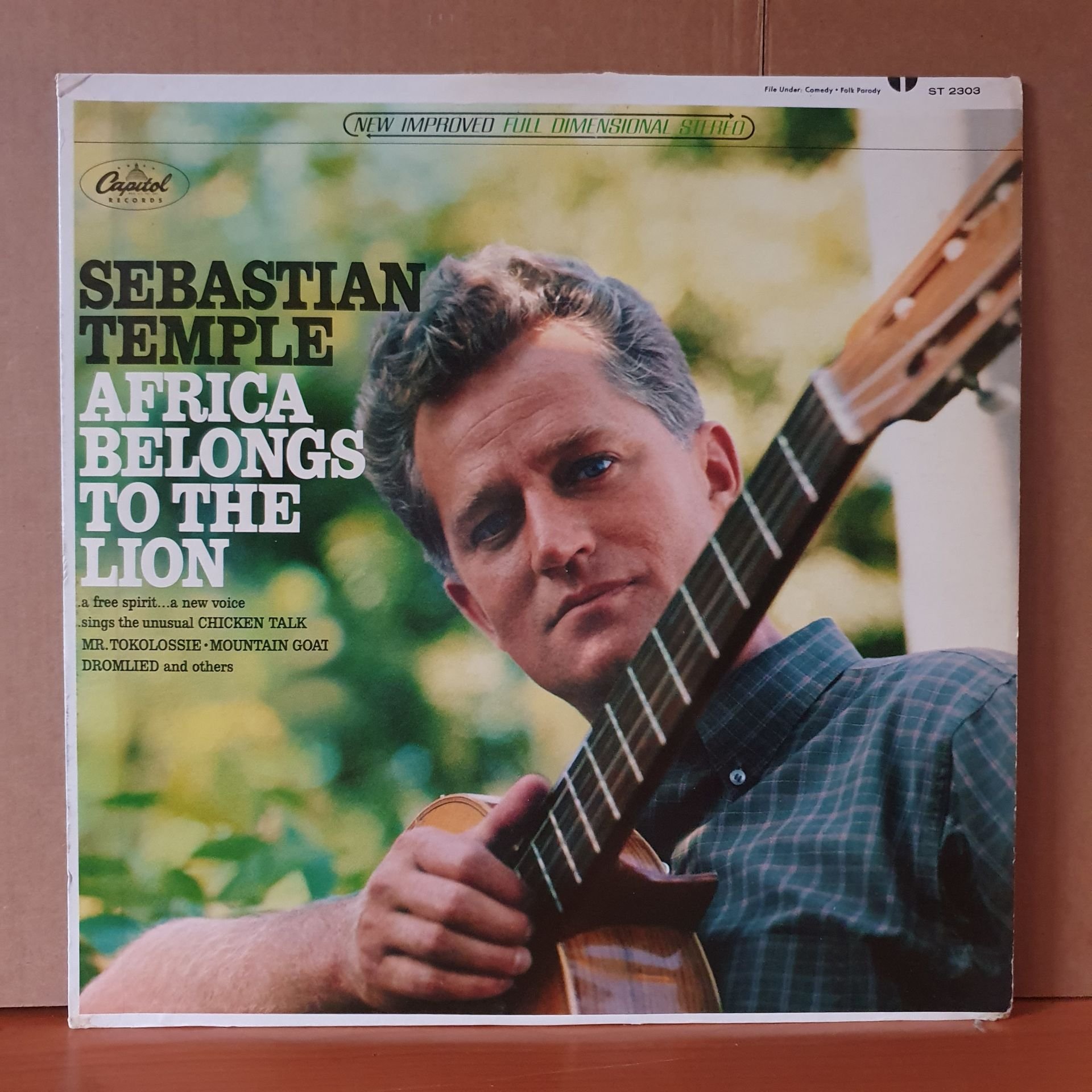 SEBASTIAN TEMPLE - AFRICA BELONGS TO THE LION (1965) - LP 2.EL PLAK
