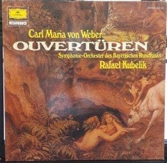 CARL MARIA von WEBER: OVERTURES, RAFAEL KUBELIK - 2.EL PLAK