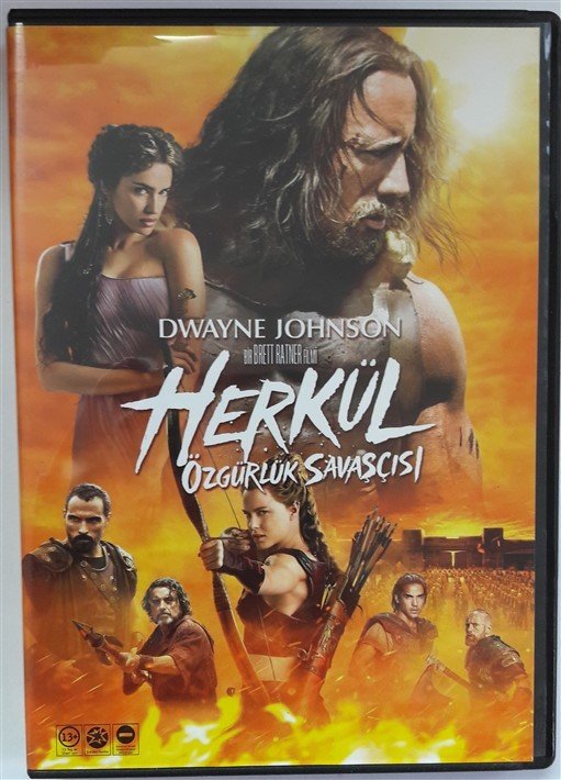HERKÜL ÖZGÜRLÜK SAVAŞÇISI - HERCULES - DWAYNE JOHNSON - DVD 2.EL