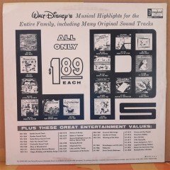 THE PRINCE AND THE PAUPER (1963) - WALT DISNEY - LP PLAK 2.EL (MARK TWAIN)