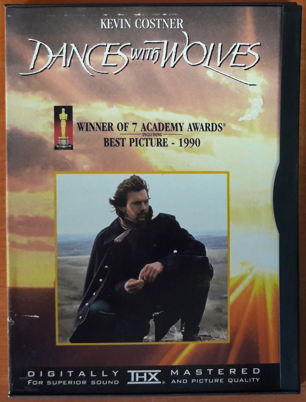 DANCE WITH WOLVES - KEVIN COSTNER - SNAPCASE DVD 2.EL 1. BÖLGE TR ALTYAZI YOKTUR