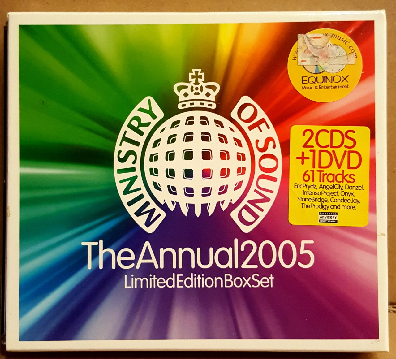 MINISTRY OF SOUND ANNUAL 2005 - VARIOUS ARTISTS - 2CD 1DVD BOX HOUSE TECHNO 2.EL