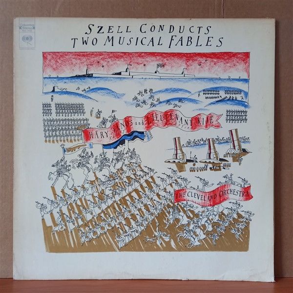 SZELL CONDUCTS TWO MUSICAL FABLES [HARY JANOS / LIEUTENANT KIJE] / KODALY / PROKOFIEV - SZELL, THE CLEVELAND ORCHESTRA - LP 2.EL PLAK