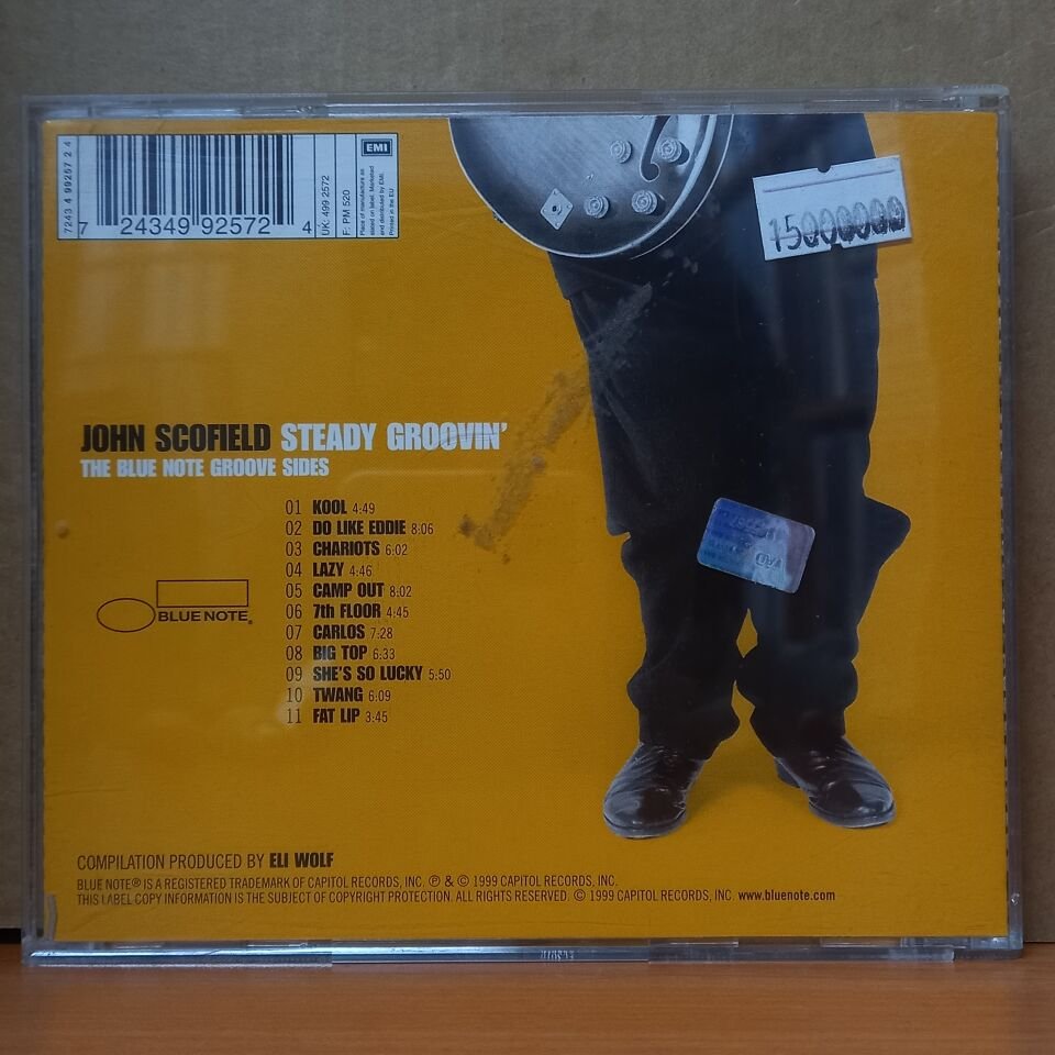 JOHN SCOFIELD - STEADY GROOVIN' / THE BLUE NOTE GROOVE SIDES (2000) - CD 2.EL