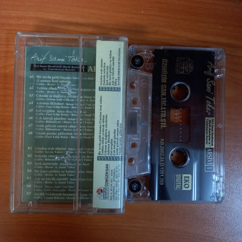ARİF SAMİ TOKER - TÜRK MUSİKİSİNDE BÜYÜK BESTEKARLAR VE UNUTULMAYAN BESTELER ARŞİVİ 1 (2002) - KASET 2.EL
