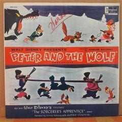 PETER AND THE WOLF (1963) - WALT DISNEY - LP PLAK 2.EL