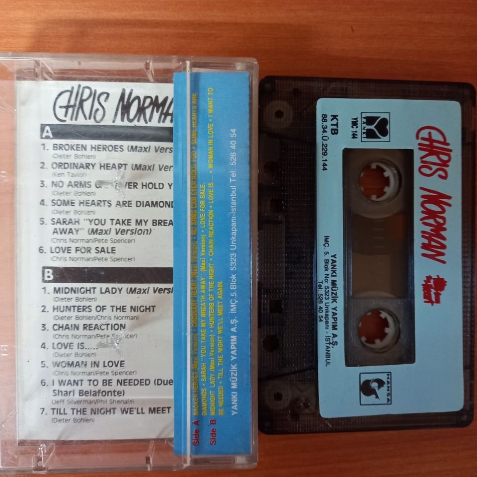 CHRIS NORMAN - HITS FROM THE HEART (1988) - KASET 2.EL
