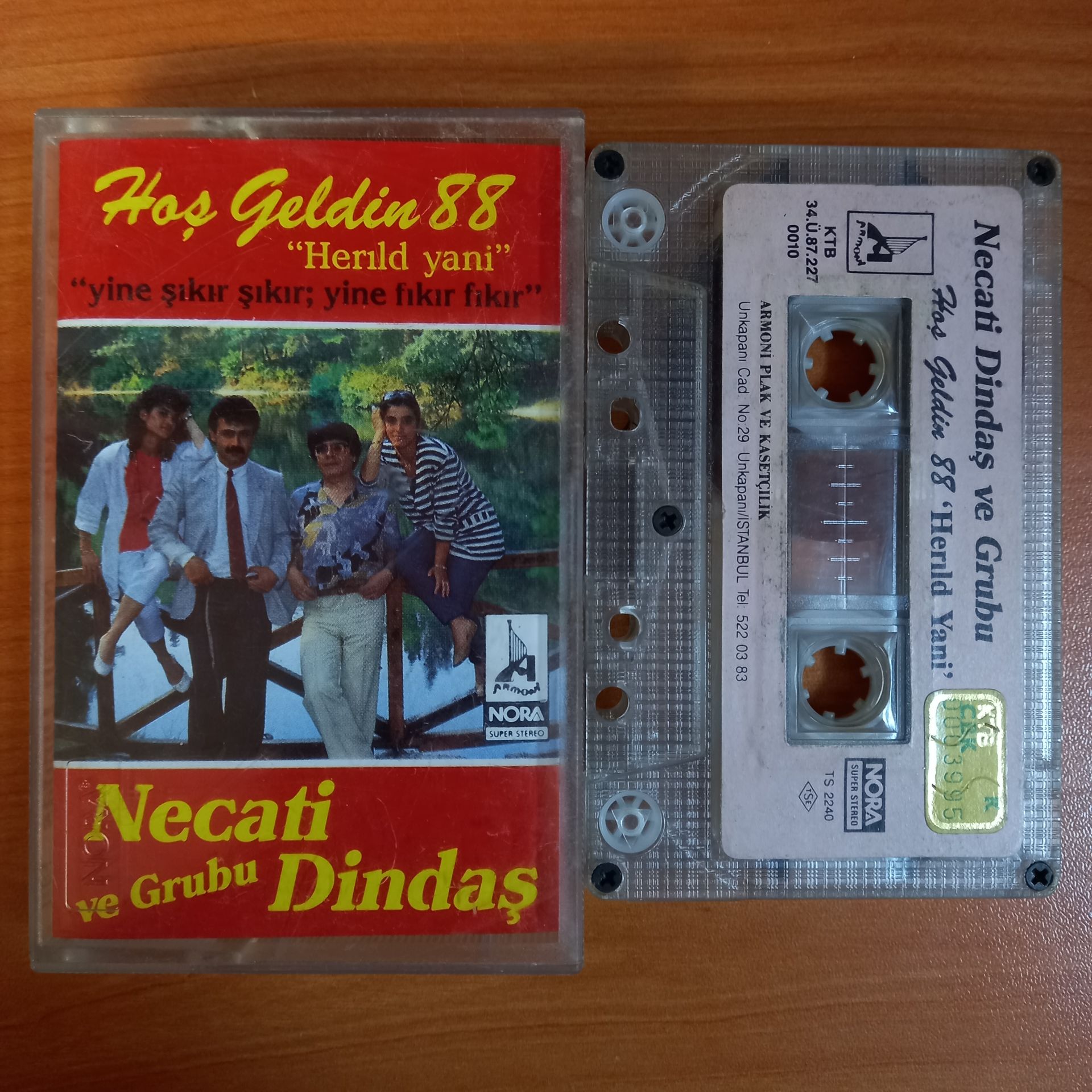NECATİ DİNDAŞ VE GRUBU - HOŞ GELDİN 88 - KASET 2.EL
