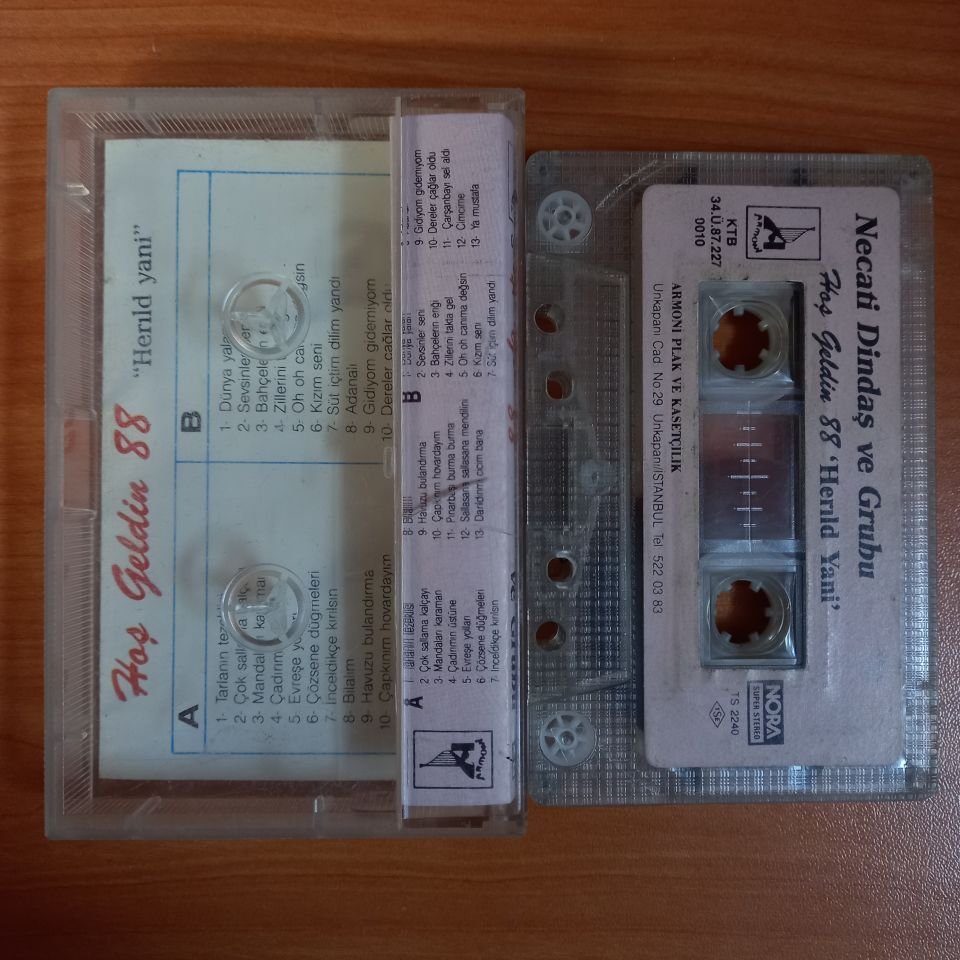 NECATİ DİNDAŞ VE GRUBU - HOŞ GELDİN 88 - KASET 2.EL