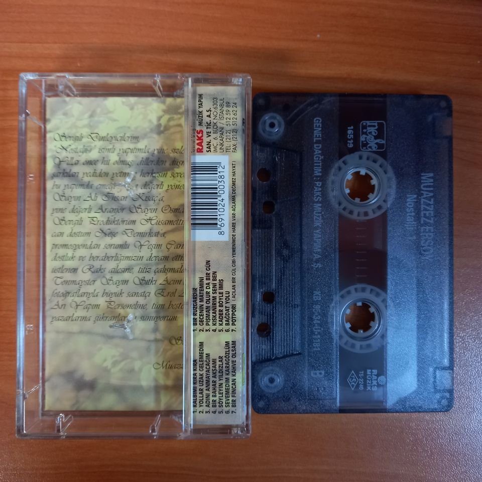 MUAZZEZ ERSOY - NOSTALJİ 1 (1995) - KASET 2.EL